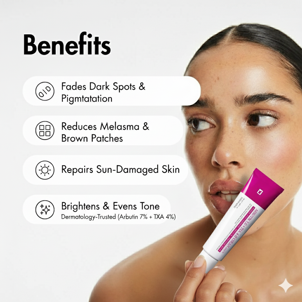 Arbutin 7% + Tranexamic Acid 4% Brightening Cream – 50ml